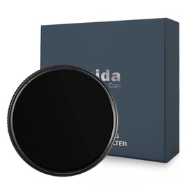 Haida Adjustable Filter for Camera Multi-Coating Variable ND Waterproof Scratch Resistant Filter Pro II Nano Coating Optical Glass Neutral Density SLR Photographic Filter (62mm)