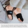 1Pair Bunion Toe Straightener Corrector 3Pair Silicone Gel Toe Separator(L)
