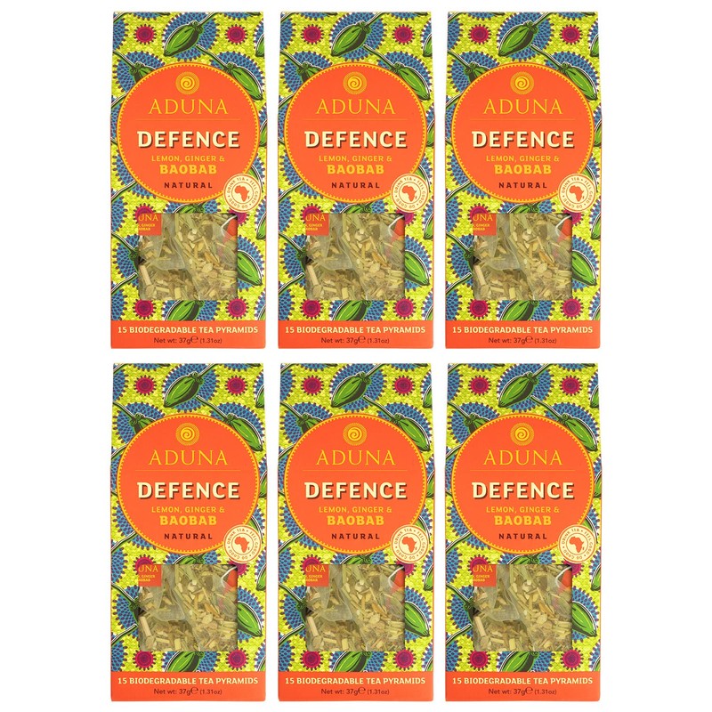 Aduna Defence African Super-Tea with Natural Baobab, Ginger & Lemon