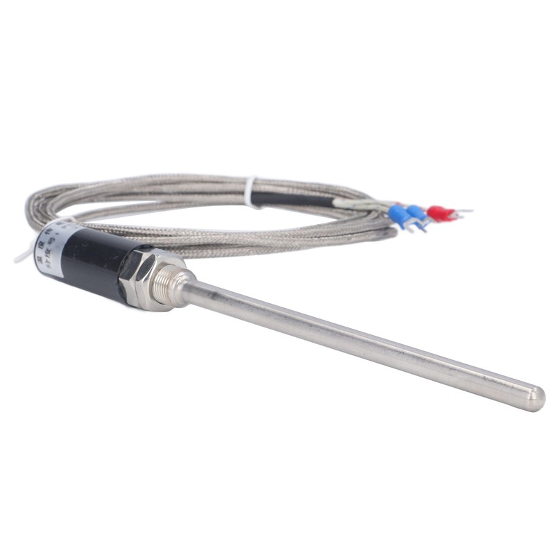 Temperature Sensor Waterproof Pt100 Thermistor Temp Probe for Measurement WZPT‑10