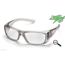 Lunarland Emerge 2.0 Clear Full Reader Lens Reading Safety Glasses Sg7910D20