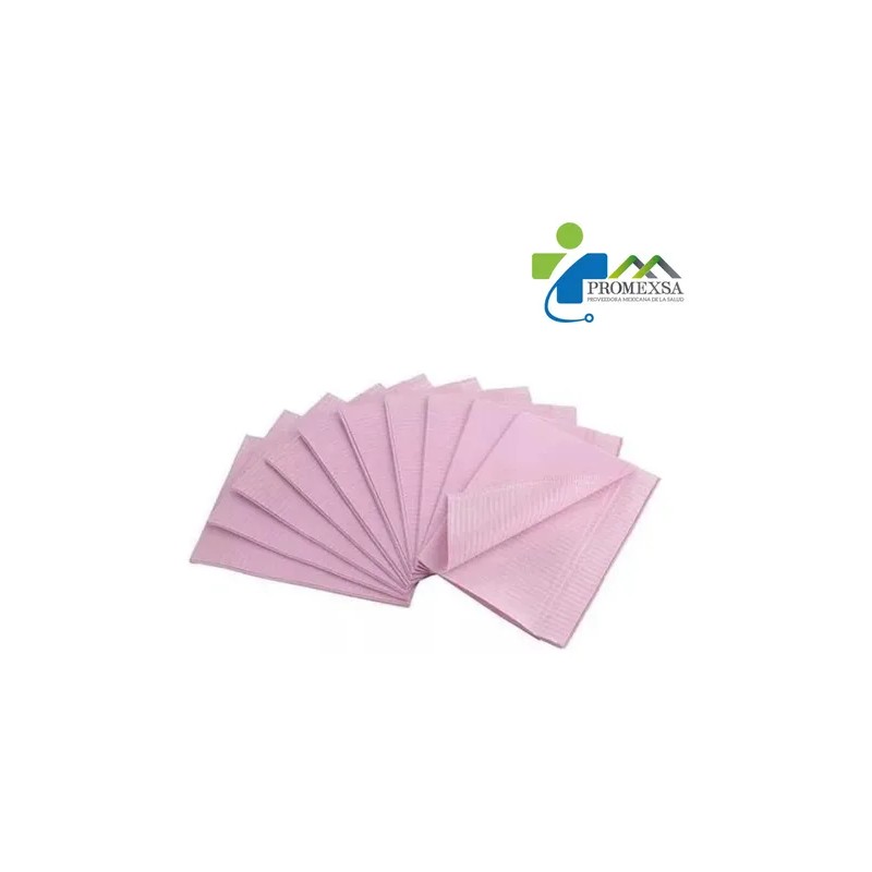 Baberos De Papel Campos Quirúrgicos Desechables Con 50 Pzas