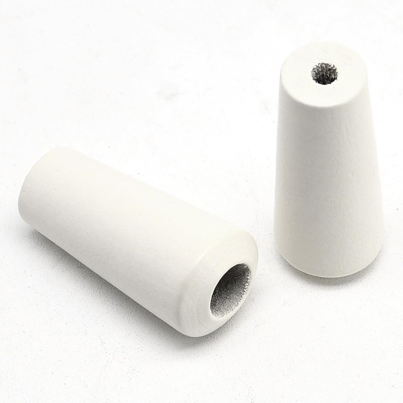 Surf turtle Blind Pull Cord Knobs 12Pcs White Wooden Tassel