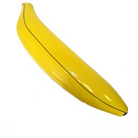 Henbrandt 165cm Yellow Banana Blow-up Inflatable Bananas for Party Decoration Prop or Pool Accessory