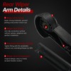 Rear Windshield Back Wiper Arm Blade Set - Replacement for