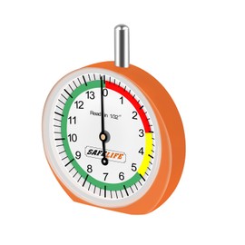 SAFELIFE Tire Tread Depth Gauge, Dial Type Tire Depth Gauge with Color Coded Reads in 1/32" Tread Depth Gauge Professional for Motorcycle, Car,Truck and Bus