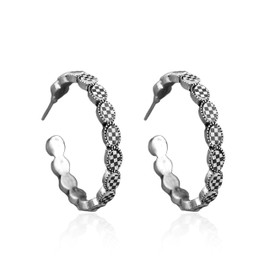 Checkered Earrings for Women Black and White Checkered Hoop Earrings Black White Statement Earings Trendy Jewelry Gift