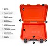 Nanuk 910 Waterproof Hard Case with Foam Insert - Orange