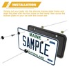 x xotic tech Silicone License Plate Frames, Front Back License