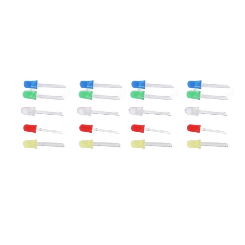 1000Pcs LED Light Emitting Diode Assortment Kit Bulb Lamp Components