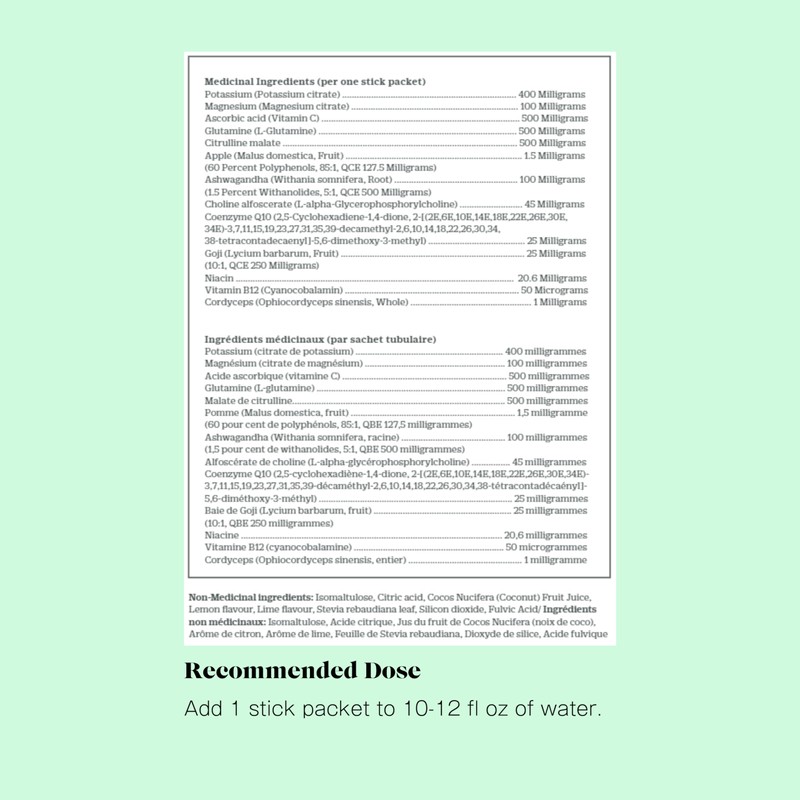 Xyngular Spryng Lemon Lime | 15 Packets | Energy &