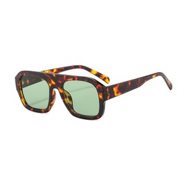 laureles Vintage Square Gradient Sunglasses Women Fashion Pilot Sun Glasses Men Shades Outdoor Travel L17 (C4)