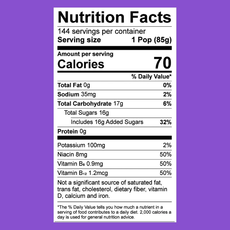 All Sport Freezer Pops, Giant Sized 3oz, 144 CT, Refreshing