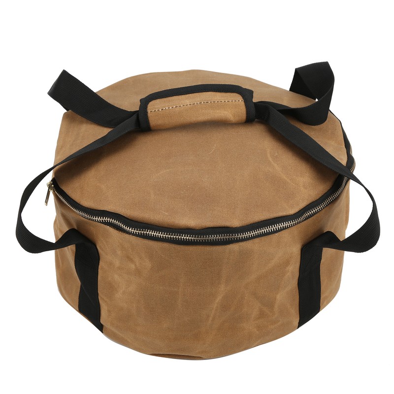 Camping Pot Storage Bag Travel Portable Dustproof Cast Iron Pan