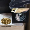 Earl Diamond Solid Brass Square HD 220 Degree Door Viewer