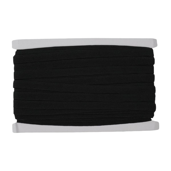 Trimming Shop 12mm (1/2 Inch) Wide Flat Elastic Band, Stretchable