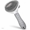 Self-Cleaning Pet Grooming Brush for Dogs & Cats – Stainless