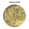 Teery-YY Middle Earth Map Pattern Round Tablecloth 60 inches Resistant