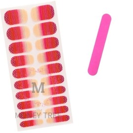 MT DIY Fashion Nail Stickers Snow Covered Sunset Nail Art Nail Art Supplies Stick-on Nails Sticker Nails / MT 셀프 패션 네일스티커 스노우 커버드 선셋 네일아트 네일아트재료 붙이는네일 스티커네일