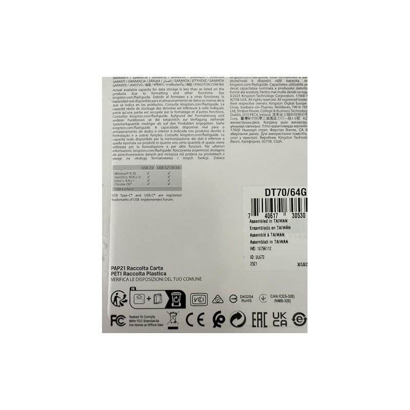 Linux Ubuntu 24.04 LTS - USB3.0 USB-C Stick 64 GB