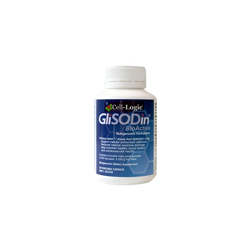 Cell Logic GliSODin Bioactive 60 Vegetable Capsules