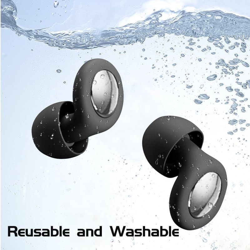 Ear Plugs for Sleep 32dB Noise Reduction Soft Comfy Reusable
