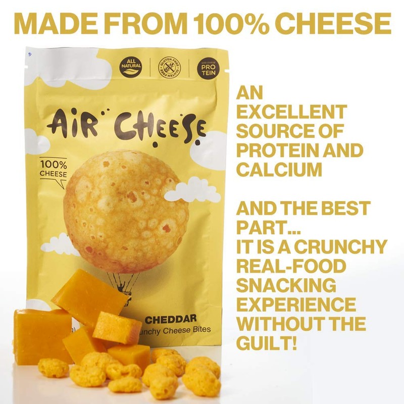 AIR CHEESE Low Carb Keto Friendly Protein Puffs | 7g