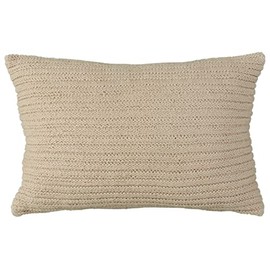 Signature Design by Ashley Abreyah Bohemian Cotton Accent Pillow, 14 x 22 Inches, Light Brown