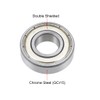 sourcing map 6001ZZ Deep Groove Ball Bearing 12x28x8mm Double Shielded