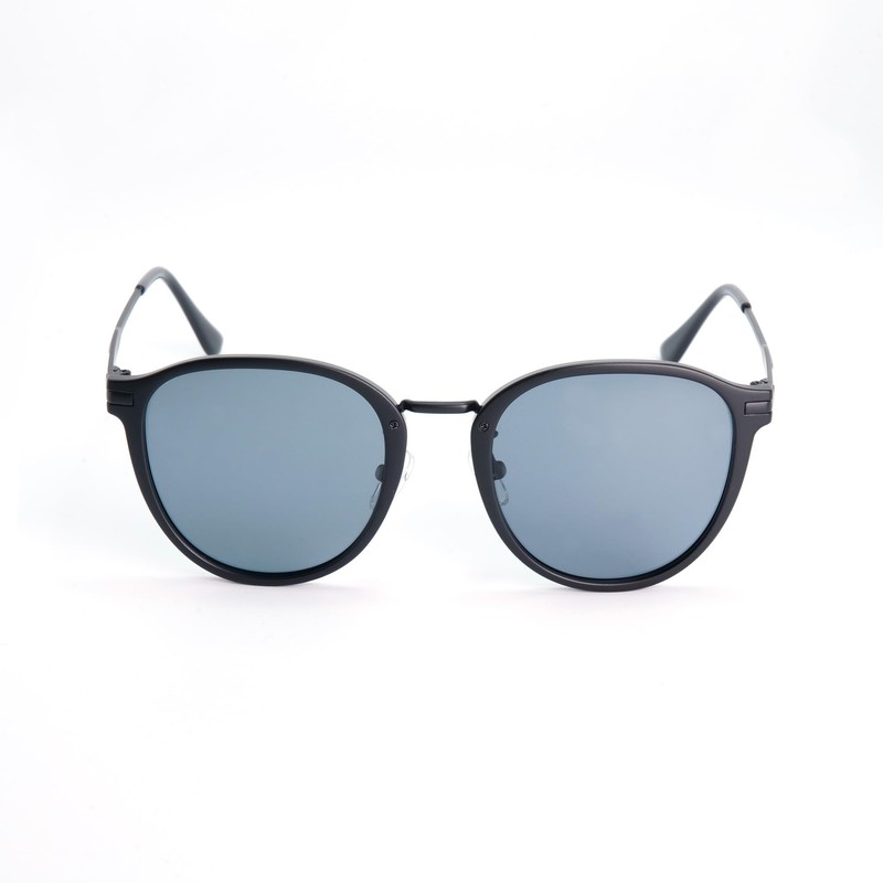 Bunny Walk BW-027 BW-0270F Polarized Sunglasses, Matte Black, SMOKE