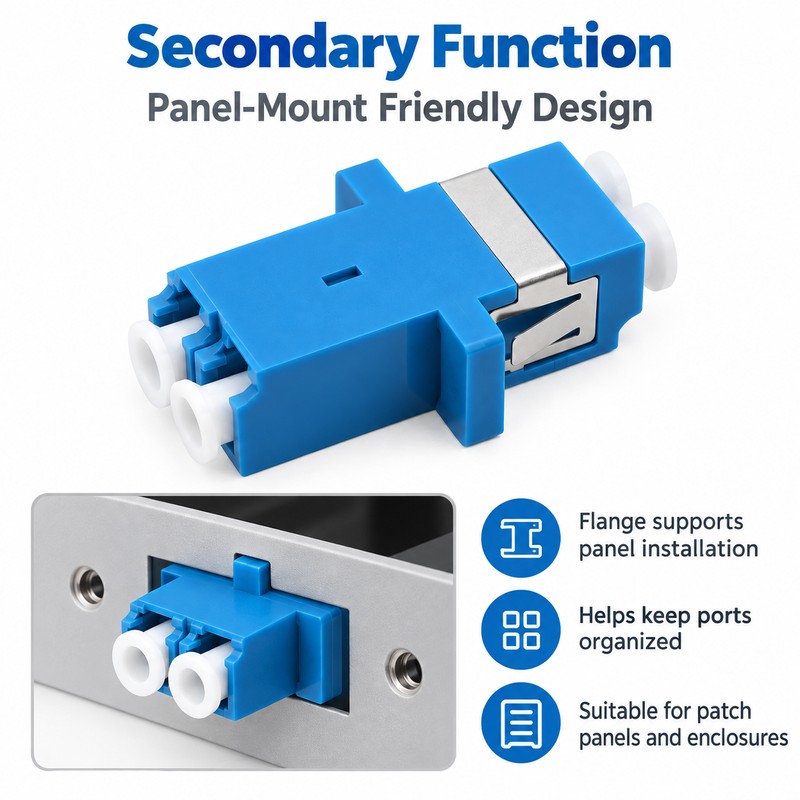 LC-LC Duplex Fiber Optic Coupler for Single-Mode Networks – UPC