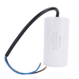 CBB60 Motor Starting Capacitor,450V 40uF Microfarad Capacitor with Wire Lead for Start-up of AC Motors Washing Machines Air Conditioners Refrigerators & Water Pumps