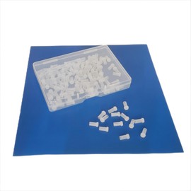 Yrsssa Fiber Optic Dust Caps – Complete Protection for ST/SC/FC end, Protective Cap for Fiber Optic Cables, End Faces and Devices| in Snap Lock Case (200)