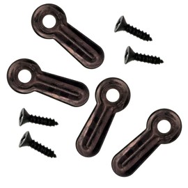 Poster Palooza 1" Black Photo Frame Turn Button Fasteners with Screws Pack of 1000 Picture Frame Hardware Backing Clips