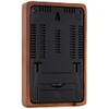 Cresel CR-2200C Natural Wood Digital Thermometer and Hygrometer, Brown