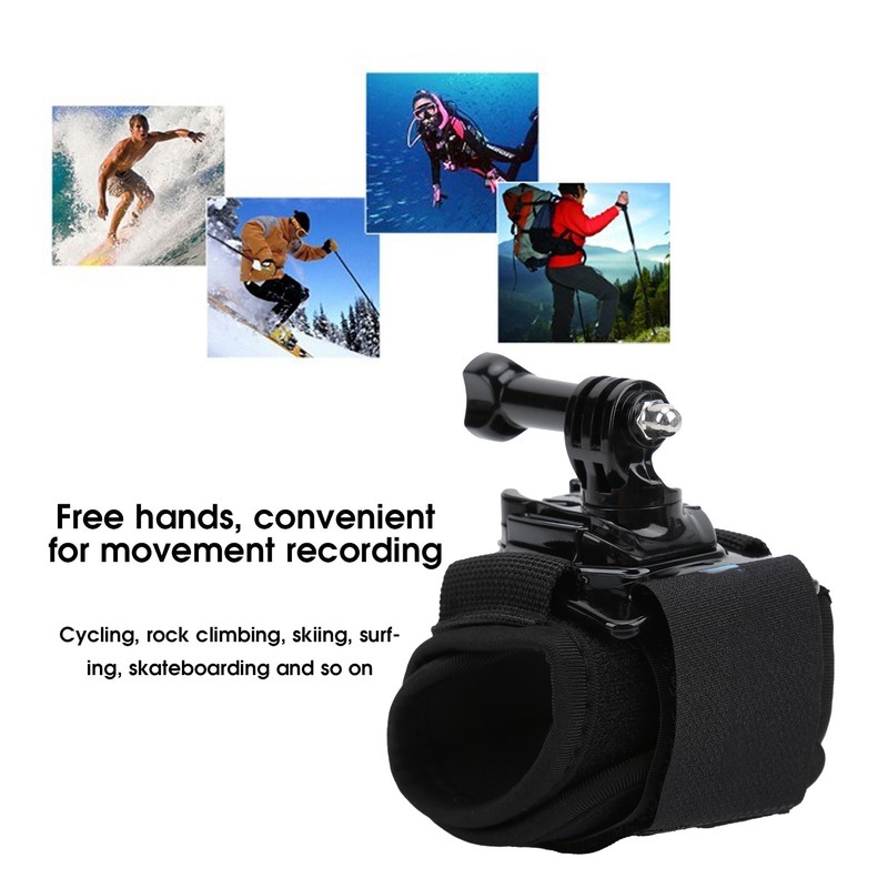 TELESIN 360° Rotary Wrist Strap Arm Hand Strap Belt Mount