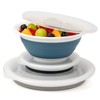 Progressive Prepworks Thinstore Collapsible Prep/Storage Bowls with Lids - Set