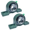 SACKORANGE 2 Pack UCP209-28 Pillow Block Bearing - 1-3/4" Mounted
