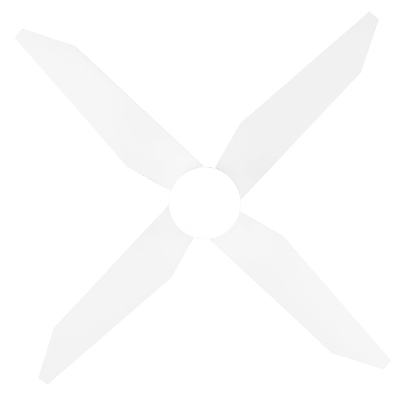 LEDLUX 52" Ceiling Fan with Light and Remote, Flush Mount