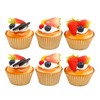 Vkinman Artificial Fruit 6Pcs Realistic Artificial Cupcake Models for Kitchen