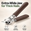 Heavy Duty Thick Toenail Clippers – Wide Jaw Stainless Steel