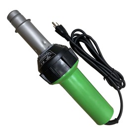 Hot Air Plastic Welder Welding Gun Plastic Repair Welder Kit, 2 Flat Welding Nozzles, 40mm Silicone Seam Roller and Brass Seam Roller