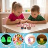 GSrenyu 50 Pcs Mini Resin Capybara Animals Luminous Figures Gifts