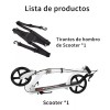 Show Me Patinete Adulto Con Freno De Mano Regulable Plegable