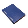 A5 Notebook 6 Holes PU Leather Cover Notebook， Loose Pocket