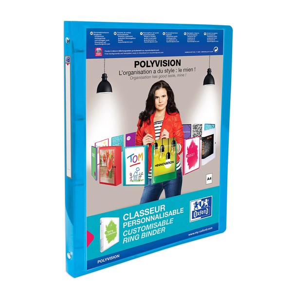 Polyvision Ring Binder 4 Rings 20 mm Assorted