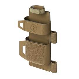 TOPTACPRO Tactical Tourniquet/Scissors Holder Molle TQ Pouch Medical Scissor Bag Trauma IFAK Holster Tourniquet Pouch (Coyote Brown)