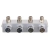 Professional Air Distributor for 4 Air Hoses Airbrush Pistol Compressor