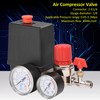 VOBOR Druckschalter Kompressor,G1/8" Druckregler Kompressor,Kleiner Luftkompressor Zubehör Kompressor Ersatzteile Mit
