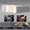 GEEYONTEK Premium Leather Car Seat Covers Full Set,Universal Fit for